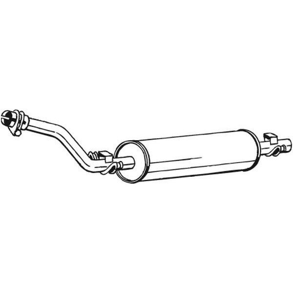 Bosal Exhaust 68-78 Mercedes-Benz 280C-450Se 2.0-2.8L Muffler, 175-019 175-019